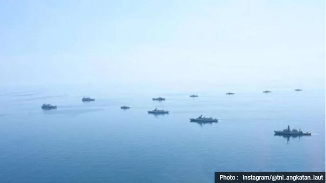 Armada Tempur TNI Siaga Perang di Laut Jawa, Ada Apa?